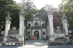 Le temple Quan Thanh. Photo: VNA
